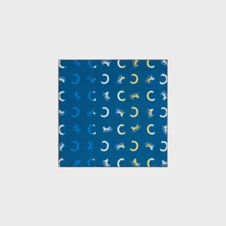 Bandana z jedwabnej tkaniny skośnej
