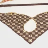 Bandana z jedwabnej tkaniny skośnej