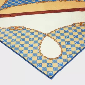 Bandana z jedwabnej tkaniny skośnej