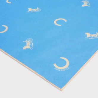 Bandana z jedwabnej tkaniny skośnej