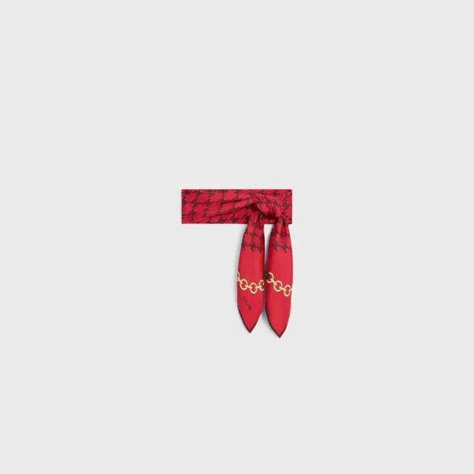 Bandana z tradycyjnego jedwabnego twillu Bandana z tradycyjnego jedwabnego twillu