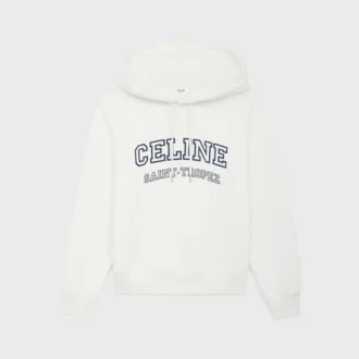 Bluza z kapturem CELINE z polarowej bawełny
