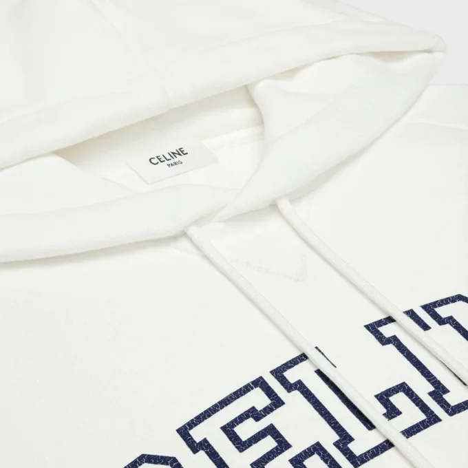 Bluza z kapturem CELINE z polarowej bawełny Bluza z kapturem CELINE z polarowej bawełny