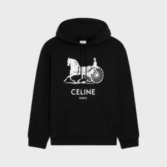 Bluza z kapturem z bawełnianego polaru