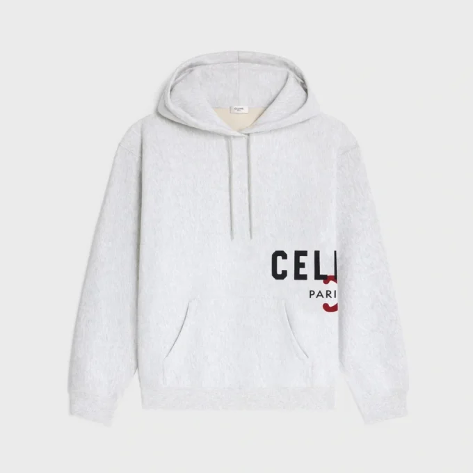Bluza z kapturem z bawełnianego polaru Bluza z kapturem z bawełnianego polaru