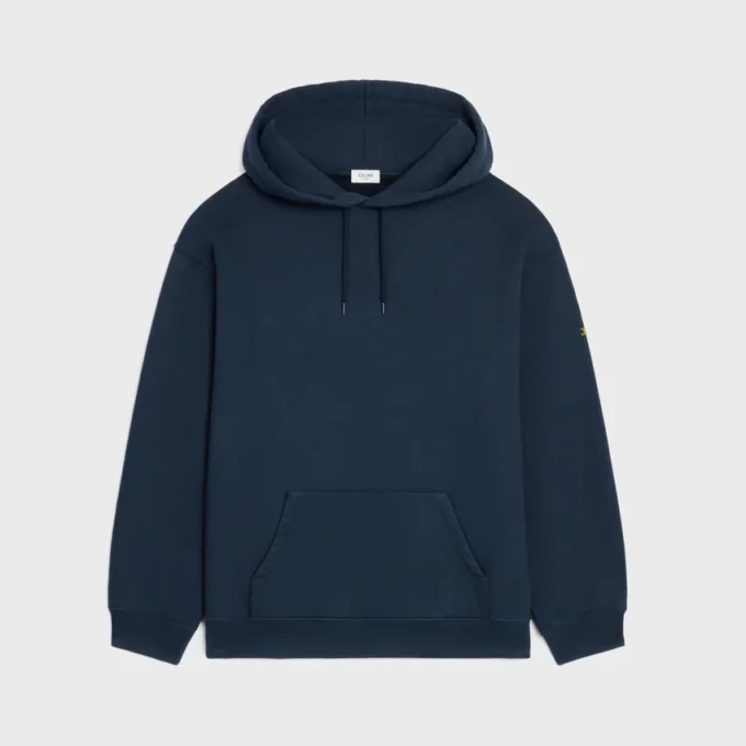 Bluza z kapturem z bawełnianego polaru Bluza z kapturem z bawełnianego polaru