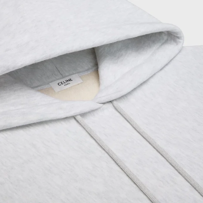 Bluza z kapturem z bawełnianego polaru Bluza z kapturem z bawełnianego polaru