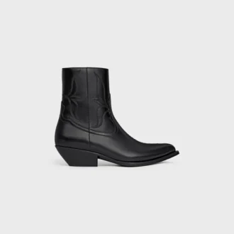 Buty Leon z błyszczącej skóry cielęcej Buty Leon z błyszczącej skóry cielęcej