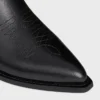 Buty Leon z błyszczącej skóry cielęcej Buty Leon z błyszczącej skóry cielęcej