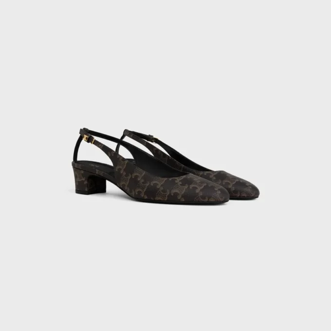 Buty Neo City Slingback z powlekanej tkaniny Triomphe Buty Neo City Slingback z powlekanej tkaniny Triomphe