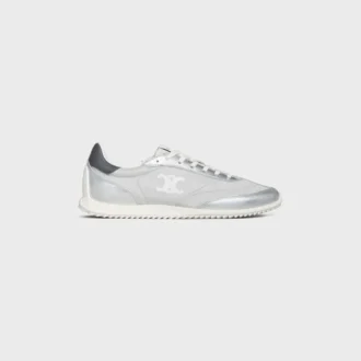 Buty sportowe Racer z nylonu, laminowanej skóry cielęcej i skóry cielęcej Buty sportowe Racer z nylonu, laminowanej skóry cielęcej i skóry cielęcej