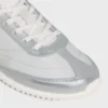Buty sportowe Racer z nylonu, laminowanej skóry cielęcej i skóry cielęcej Buty sportowe Racer z nylonu, laminowanej skóry cielęcej i skóry cielęcej