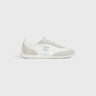 Buty sportowe Racer z nylonu, zamszu cielęcego i skóry cielęcej