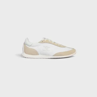 Buty sportowe Racer z nylonu, zamszu cielęcego i skóry cielęcej