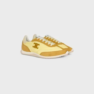 Buty sportowe Racer z nylonu, zamszu cielęcego i skóry cielęcej Buty sportowe Racer z nylonu, zamszu cielęcego i skóry cielęcej