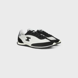 Buty sportowe Racer z nylonu, zamszu cielęcego i skóry cielęcej