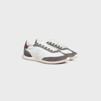 Buty sportowe Racer z nylonu, zamszu cielęcego i skóry cielęcej