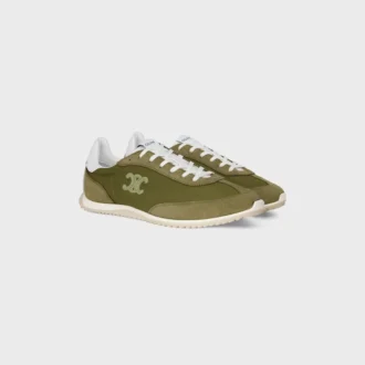 Buty sportowe Racer z nylonu, zamszu cielęcego i skóry cielęcej