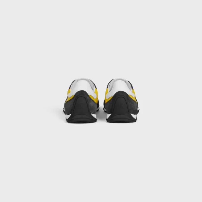 Buty sportowe Racer z nylonu, zamszu cielęcego i skóry cielęcej Buty sportowe Racer z nylonu, zamszu cielęcego i skóry cielęcej