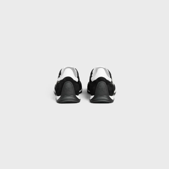Buty sportowe Racer z nylonu, zamszu cielęcego i skóry cielęcej Buty sportowe Racer z nylonu, zamszu cielęcego i skóry cielęcej