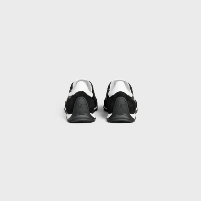 Buty sportowe Racer z nylonu, zamszu cielęcego i skóry cielęcej