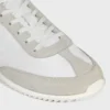Buty sportowe Racer z nylonu, zamszu cielęcego i skóry cielęcej