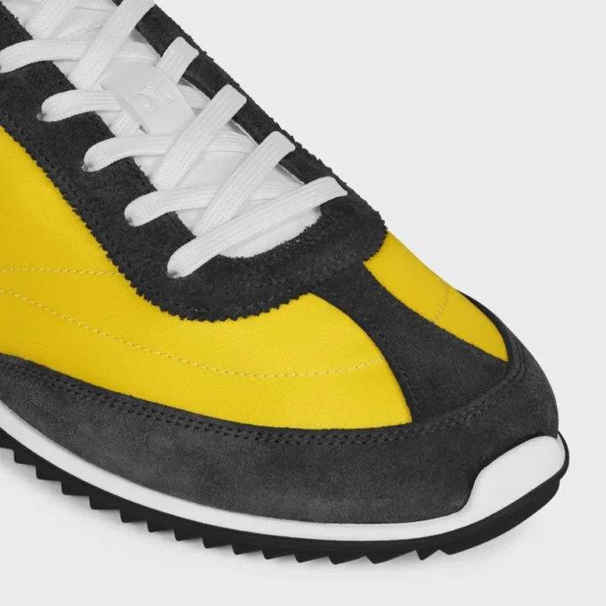 Buty sportowe Racer z nylonu, zamszu cielęcego i skóry cielęcej Buty sportowe Racer z nylonu, zamszu cielęcego i skóry cielęcej