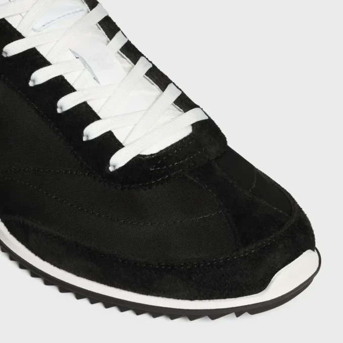 Buty sportowe Racer z nylonu, zamszu cielęcego i skóry cielęcej Buty sportowe Racer z nylonu, zamszu cielęcego i skóry cielęcej