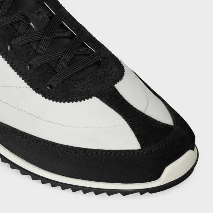 Buty sportowe Racer z nylonu, zamszu cielęcego i skóry cielęcej