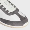 Buty sportowe Racer z nylonu, zamszu cielęcego i skóry cielęcej
