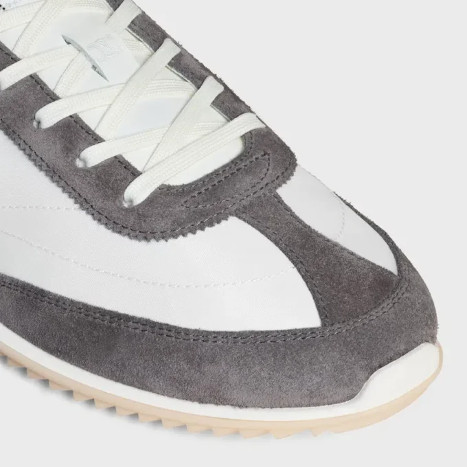 Buty sportowe Racer z nylonu, zamszu cielęcego i skóry cielęcej