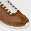 Buty sportowe Racer z nylonu, zamszu cielęcego i skóry cielęcej