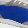 Buty sportowe Racer z nylonu, zamszu cielęcego i skóry cielęcej