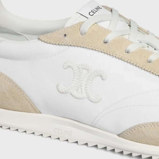 Buty sportowe Racer z nylonu, zamszu cielęcego i skóry cielęcej