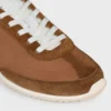 Buty sportowe Racer z nylonu, zamszu cielęcego i skóry cielęcej Buty sportowe Racer z nylonu, zamszu cielęcego i skóry cielęcej