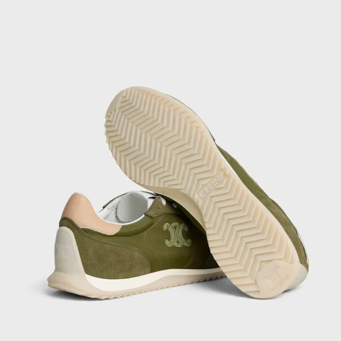 Buty sportowe Racer z nylonu, zamszu cielęcego i skóry cielęcej Buty sportowe Racer z nylonu, zamszu cielęcego i skóry cielęcej