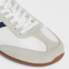 CELINE Jogger – niskie sznurowane trampki ze skóry cielęcej i zamszu CELINE Jogger – niskie sznurowane trampki ze skóry cielęcej i zamszu