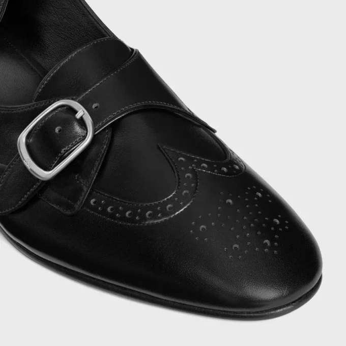 CELINE John Monk Strap z miękkiej skóry cielęcej