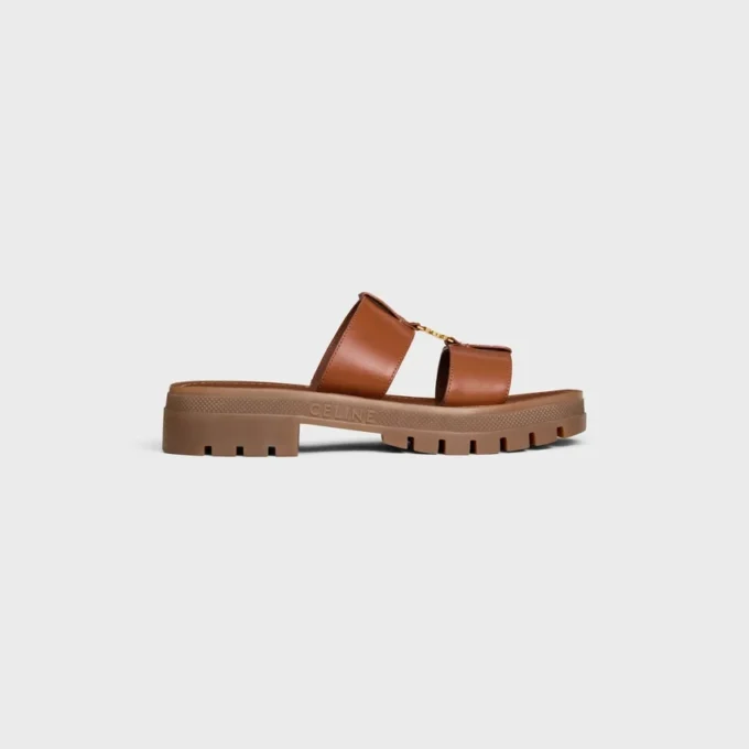 CELINE – klapki Clea z cielęcej skóry CELINE – klapki Clea z cielęcej skóry