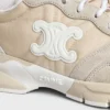 CELINE Runner Cr-04 Sneaker z nylonu, siateczki, skóry cielęcej i zamszu cielęcego CELINE Runner Cr-04 Sneaker z nylonu, siateczki, skóry cielęcej i zamszu cielęcego