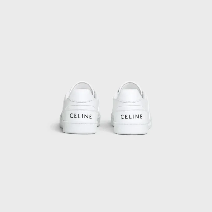 CELINE Trainer CT-04 Niskie sznurowane trampki ze skóry cielęcej