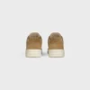 CELINE Trainer Ct-09 Niskie sznurowane trampki z zamszowej skóry cielęcej i siateczki