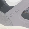 CELINE Trainer Ct-09 Niskie sznurowane trampki z zamszowej skóry cielęcej, skóry cielęcej i siateczki CELINE Trainer Ct-09 Niskie sznurowane trampki z zamszowej skóry cielęcej, skóry cielęcej i siateczki