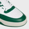 CELINE Trainer Ct-09 Niskie sznurowane trampki ze skóry cielęcej i siateczki