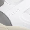 CELINE Trainer Ct-09 Niskie sznurowane trampki ze skóry cielęcej i siateczki