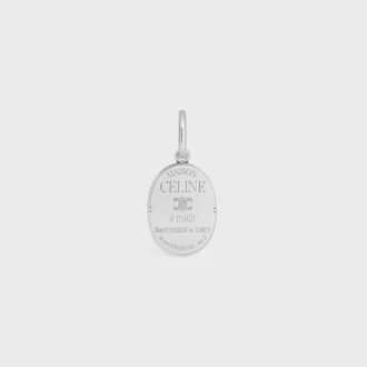 Charms CELINE Medal z mosiądzu z wykończeniem rodowym Charms CELINE Medal z mosiądzu z wykończeniem rodowym