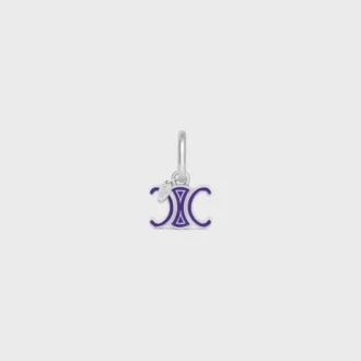 Charms CELINE Triomphe z emalii i mosiądzu z wykończeniem rodowym Charms CELINE Triomphe z emalii i mosiądzu z wykończeniem rodowym