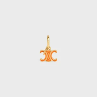 Charms CELINE Triomphe z emalii i mosiądzu z wykończeniem w kolorze złotym Charms CELINE Triomphe z emalii i mosiądzu z wykończeniem w kolorze złotym