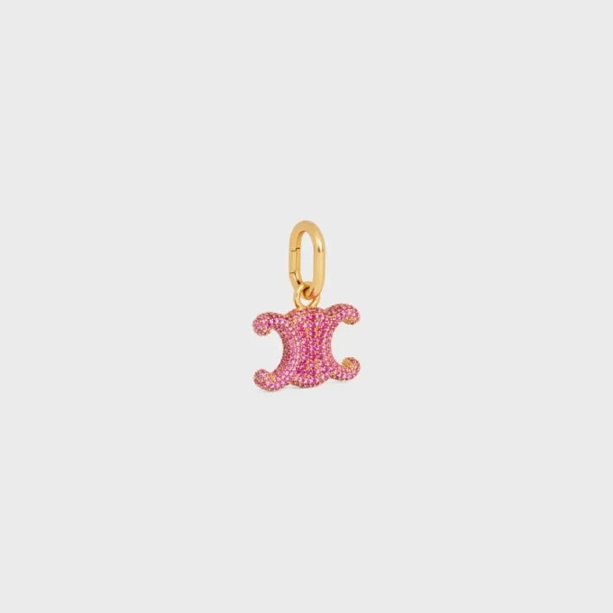 Charms Triomphe Strass i mosiądz z wykończeniem w kolorze złotym Charms Triomphe Strass i mosiądz z wykończeniem w kolorze złotym