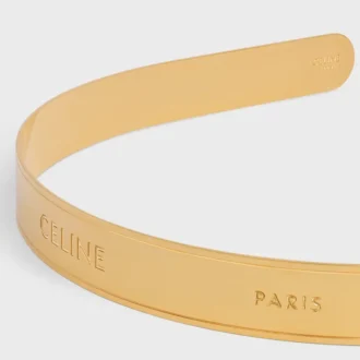 Cienka opaska na głowę CELINE Paris ze stali
